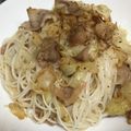 yummy?'s cooksnap of when they made * 豚バラの塩そうめんチャンプルー *.