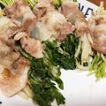 らはびえ's cooksnap of when they made レンジで簡単！豆苗ともやしの豚バラ巻き.