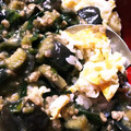 どなべぷりん's cooksnap of when they made ニラとナスとひき肉のオイスター甘旨丼.