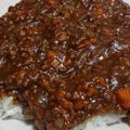 TaniYuri's cooksnap of when they made ♡市販ルーでキーマカレー♡.