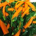 モヤシスキー's cooksnap of when they made モロヘイヤと人参のおひたし.