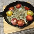 呑み助Nao's cooksnap of when they made オイルサーディンの★玉スラ焼き〜★.