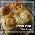 surirera's cooksnap of when they made ゴージャス！さつまいもとりんごのパン.