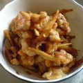 スモモンベビー's cooksnap of when they made トロトロ♪豚ごぼうの生姜焼き風.