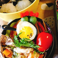 ❀akiko❀'s cooksnap of when they made 簡単キャラ弁☆しっかりぐでたま目玉焼き小.