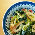 シナモシナモ's cooksnap of when they made 【農家のレシピ】小松菜とちくわの卵とじ.