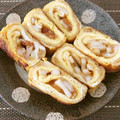 ヌーシ's cooksnap of when they made ごはんのお供に♪甘辛ちくわのたまご焼き.