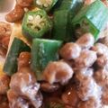 アブシンベル's cooksnap of when they made ネバネバのせ厚揚げ.