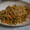 kayuka's cooksnap of when they made フキと揚げの煮物.