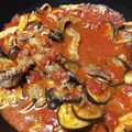 fuuchyan＊'s cooksnap of when they made 焼肉残りで♡牛ハラミとエリンギのトマト煮.