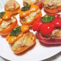 みっちー２６'s cooksnap of when they made フルーツパプリカ セニョリータの肉詰め.