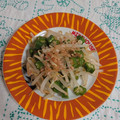イチゴ、イチゴ。's cooksnap of when they made オクラともやしのおかか和え（透析食）.