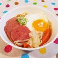 Richland☆Y's cooksnap of when they made 野菜と目玉焼きとスパムのラーメン.
