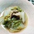 まぶたん's cooksnap of when they made 白菜で豚をを見せる鍋、隠す鍋。.