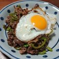 chiyotake's cooksnap of when they made 牛肉とピーマンのアジアン炒め.