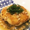 ★Ayan0311★'s cooksnap of when they made ヘルシー和豆腐バーグ♡蓮根餡掛け♪.