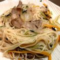 Tomoyosan's cooksnap of when they made ソーメンチャンプル.
