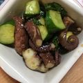 traum1's cooksnap of when they made タコとキュウリの青じそマリネ.