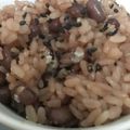 クックQ84OZP☆'s cooksnap of when they made 炊き赤飯(無水鍋QC使用).