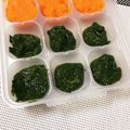 romiccy's cooksnap of when they made ★離乳食初期★時短ペーストほうれん草.