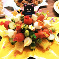 たみぃ〜♪'s cooksnap of when they made 母の日、父の日に！子供が作る簡単おつまみ.