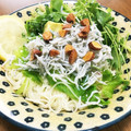 YUKIKI☆'s cooksnap of when they made しらすとレタスのレモン和え麺.