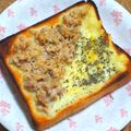nosso's cooksnap of when they made 味噌マヨツナのトースト.