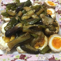 SRO1214's cooksnap of when they made 夏野菜半熟卵の肉巻きオイスターソース絡め.