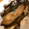 うめぼしこんぶ's cooksnap of when they made オーブンで鮭のホイル焼きちゃんちゃん風.