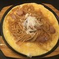キャメロンjp's cooksnap of when they made 昔懐かしい鉄板ナポリタン.
