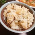reipi_'s cooksnap of when they made 土鍋で炊く山菜とお揚げの炊き込みご飯.