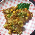 みちばん♡'s cooksnap of when they made 豚こまと長ねぎ・かき揚げ焼き.