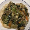 sakutakuhitoshu's cooksnap of when they made かた焼き風あんかけ素麺.