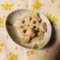 チェックのミニくま's cooksnap of when they made レンコンと鶏ササミの超簡単煮物♪.