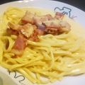 ✾MAI✾'s cooksnap of when they made ベーコンの旨味で作る✦濃厚カルボナーラ♪.