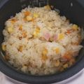 えりｺﾛン's cooksnap of when they made 炊飯器で簡単エビピラフ♪.