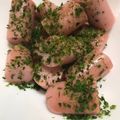 クックBLTENE☆'s cooksnap of when they made お弁当に❤青のりソーセージ.