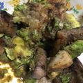 クック9P6O5D☆'s cooksnap of when they made 牛肉とアボカドのわさび醤油和え.