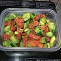 はるるん86☆'s cooksnap of when they made トマトアボカドきゅうりサラダ★.