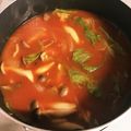 03karin's cooksnap of when they made 夏野菜使い切り☆レタスとトマトのスープ.