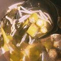 クックHJB3B6☆'s cooksnap of when they made 簡単！オクラともやしの冷製スープ♪.