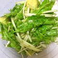 riso☆'s cooksnap of when they made アボカド水菜のレモンわさび醤油サラダ.