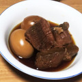 makaon's cooksnap of when they made 豚肉ブロック☆豚の角煮のゆで卵添え.