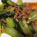 クックLGU33E☆'s cooksnap of when they made 青梗菜とひき肉のガーリックオイスター炒め.