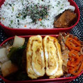 チャーミル's cooksnap of when they made お弁当・朝食に♡チーズとかつお節の卵焼き.