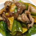 oryochan's cooksnap of when they made 豚肉とかぼちゃの揚げびたし.