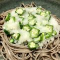 azbjbn's cooksnap of when they made 冷たいオクラおろしそば.