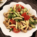 ☆しおごはん☆'s cooksnap of when they made トマトとオクラとしめじの胡麻和え.