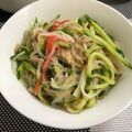 MEGU☆M's cooksnap of when they made 簡単＊カニかまの塩だれ春雨サラダ.