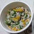 あくあ☆ぶるー's cooksnap of when they made 楽うまっ♪̆オクラとコーンの無限ツナマヨ.